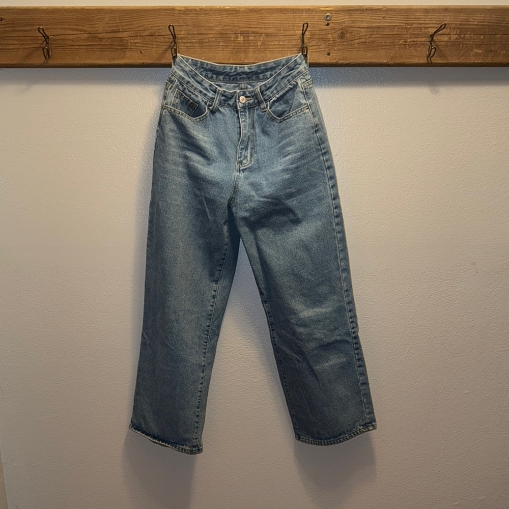 SHEIN High Rise Denim Jeans